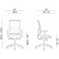 Chaise pivotante ELOISA